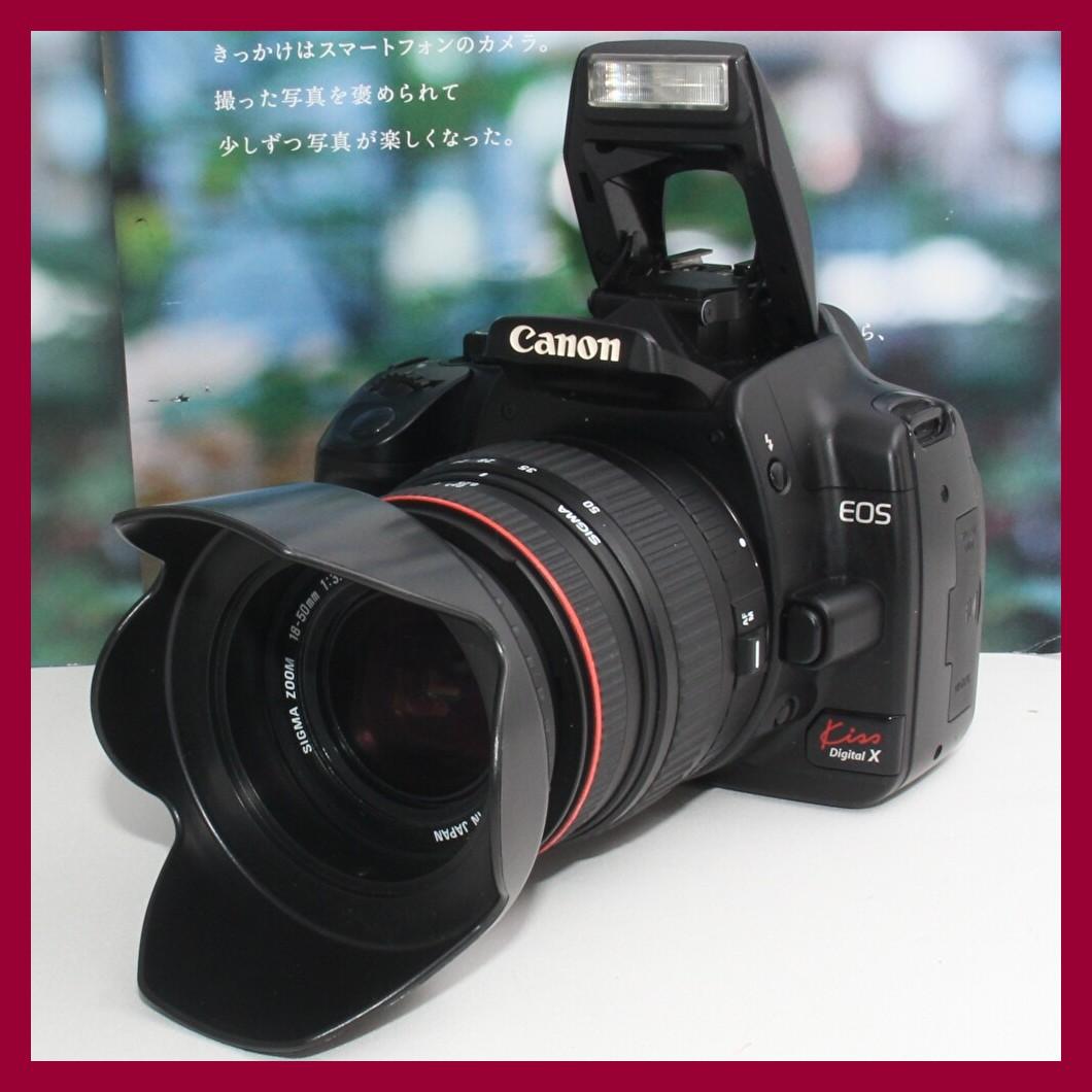 ❤️一眼レフデビューに最適の人気機種❤️Canon EOS kiss X❤️