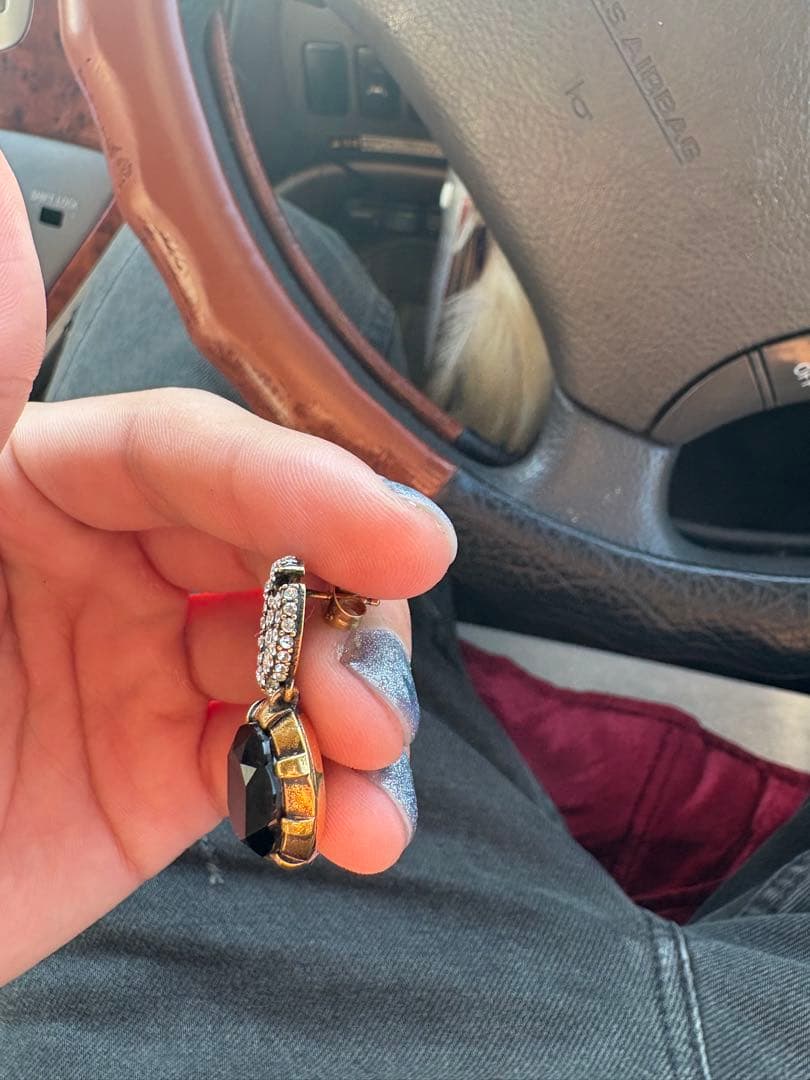 A*A様 GGロゴ ブラックストーンとヴィヴィアンのピアスセット