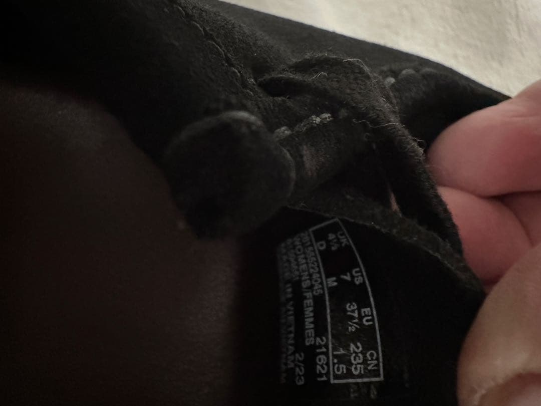 Clarks WALLABEE BLACK 23.5 クラークス　ワラビー