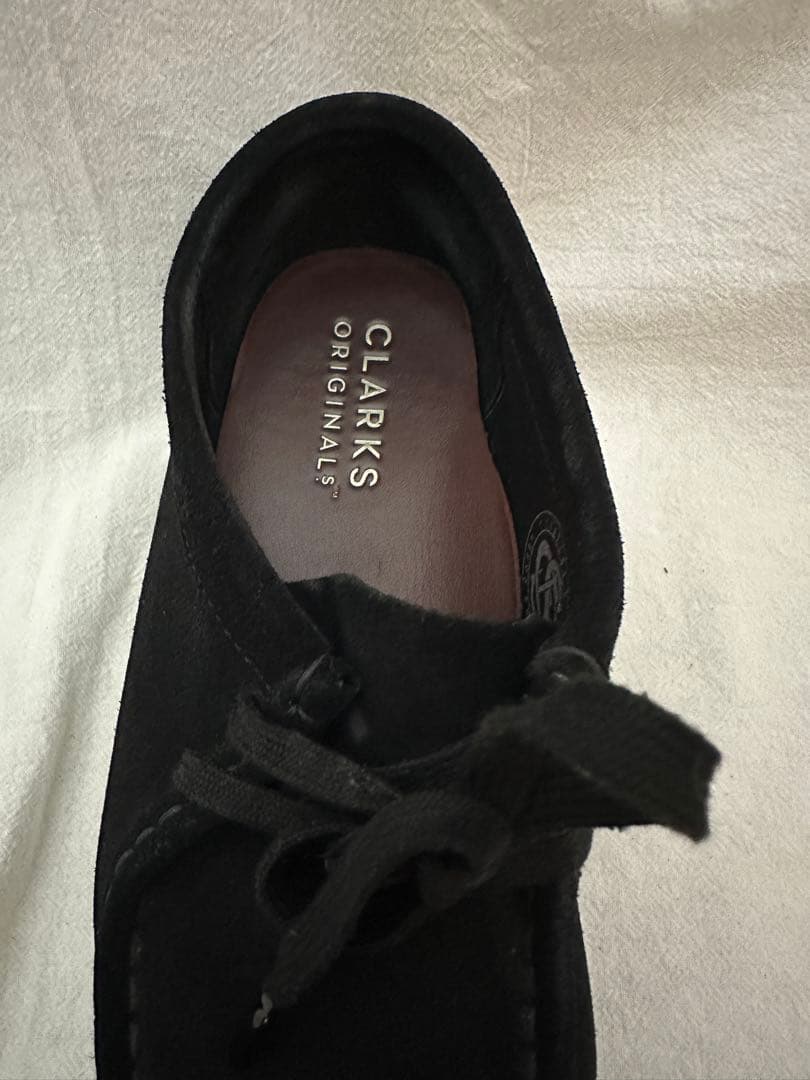 Clarks WALLABEE BLACK 23.5 クラークス　ワラビー