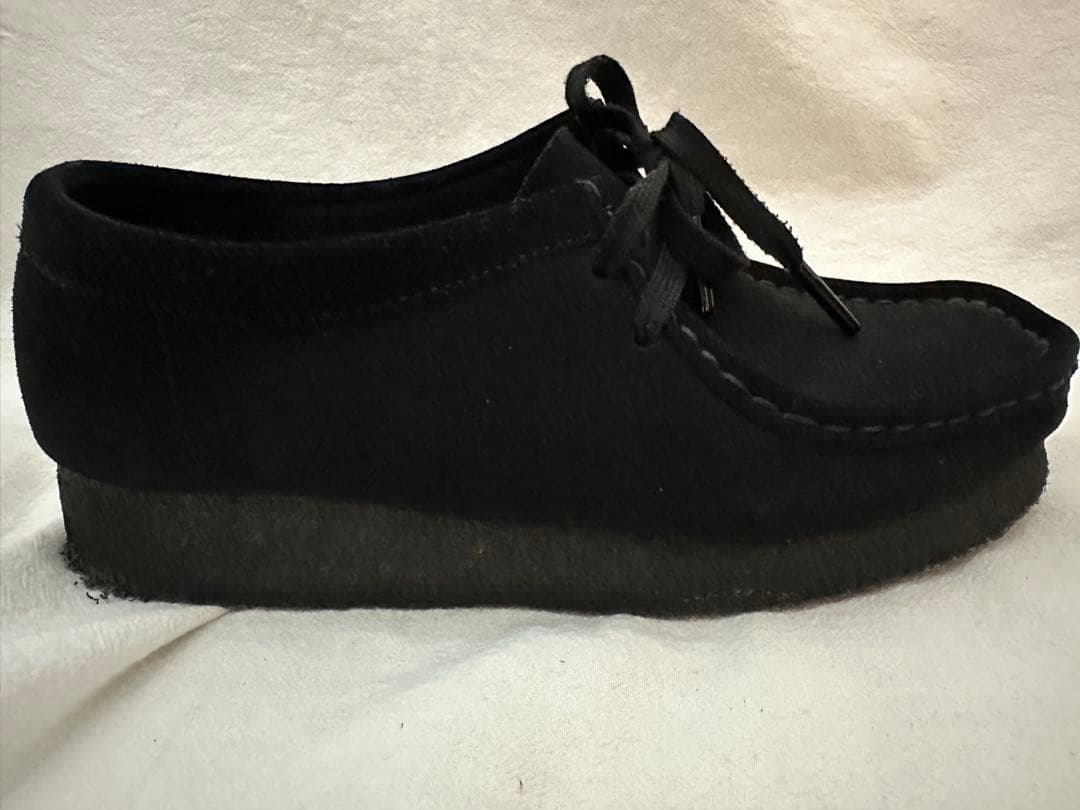 Clarks WALLABEE BLACK 23.5 クラークス　ワラビー