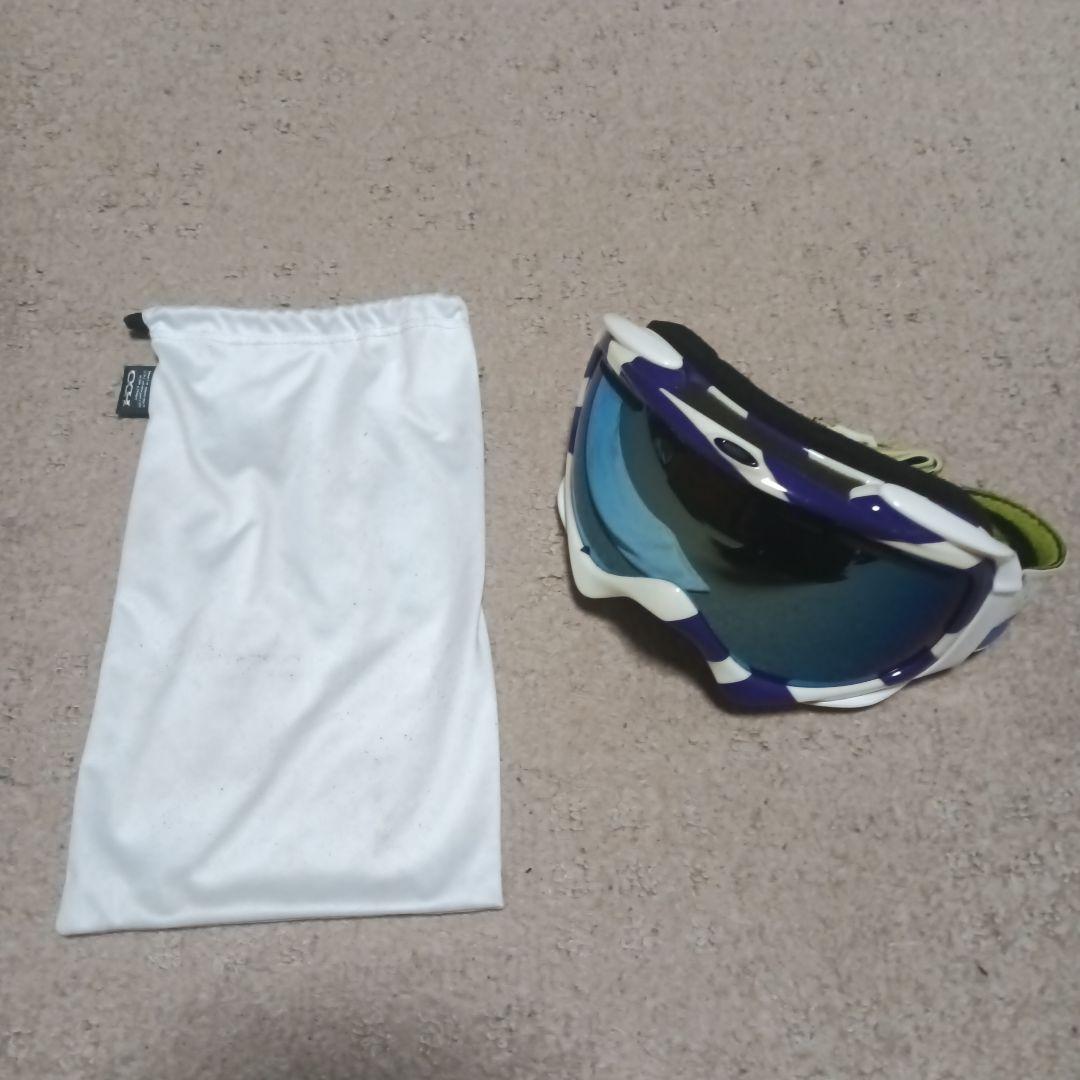 OAKLEY ゴーグル ホワイト/パープル/グリーン