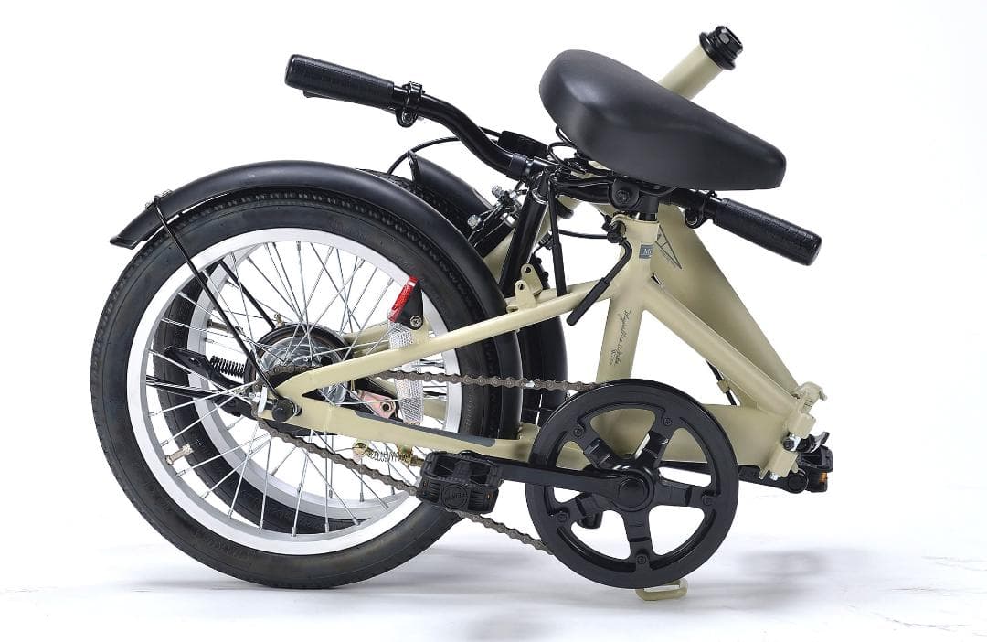 折畳自転車１６インチデザインも使い方もシンプルに仕上げたコンパクト自転車!