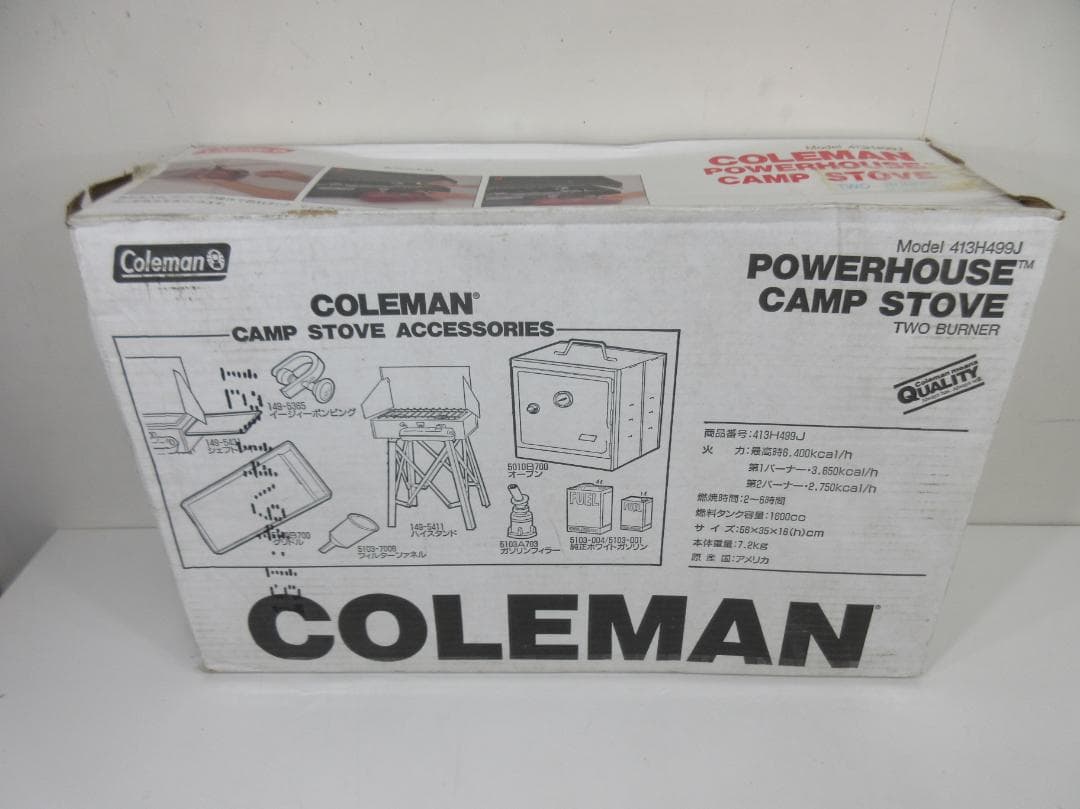 0727X【保管品】コールマン パワーハウスツーバーナー 413H499J
