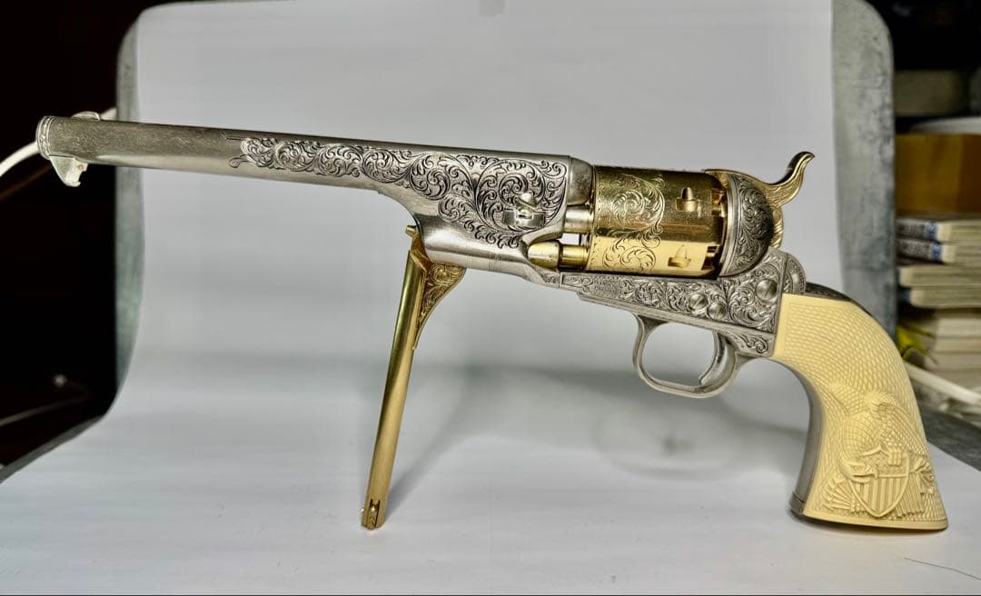 マルシン コルト ネイビー カスター将軍　樹脂製モデルガン(日本製)