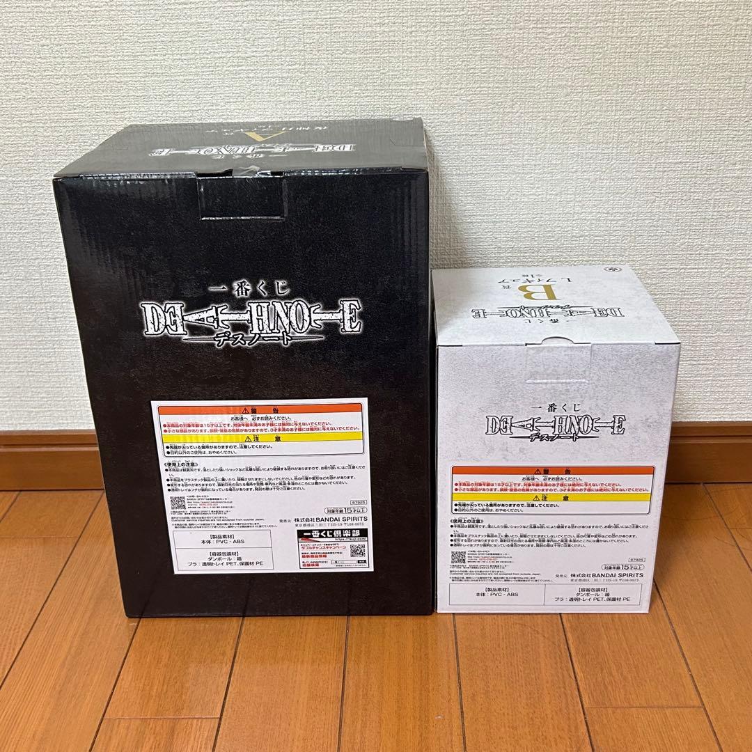 一番くじ DEATH NOTE A賞 B賞 夜神月 L クリアポスター付き