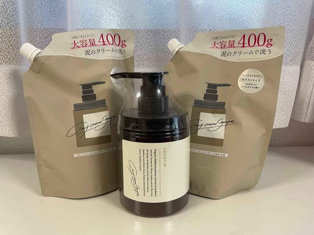 cocone クリームシャンプー 本体　詰め替え(400g)