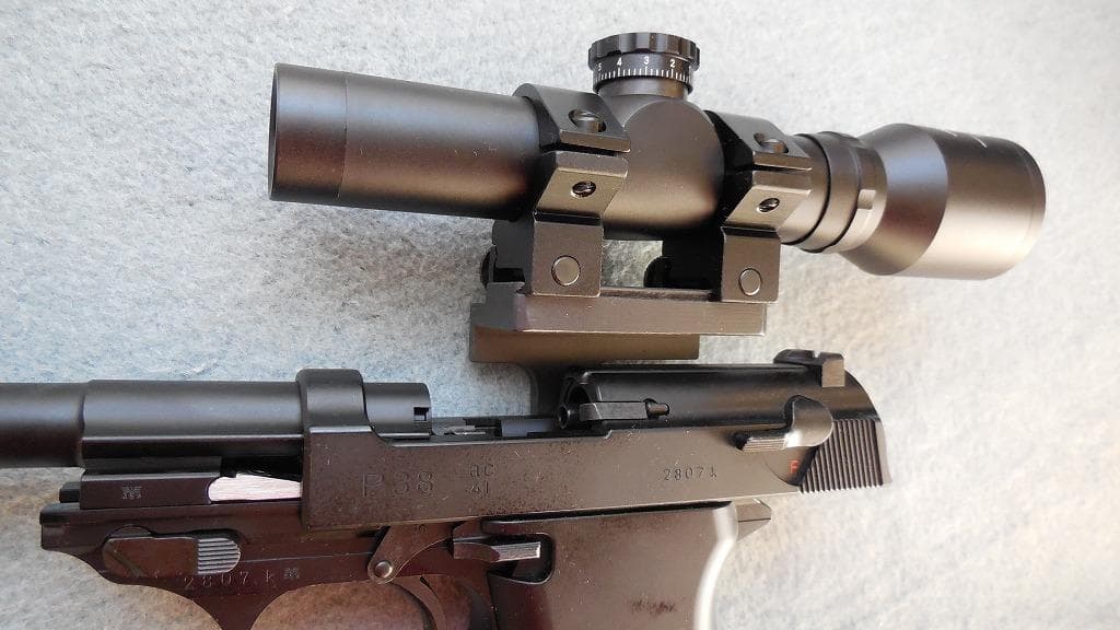 マルゼンワルサーP38デタッチャブル写真の物銃含みますアンクルタイプ　カスタム品