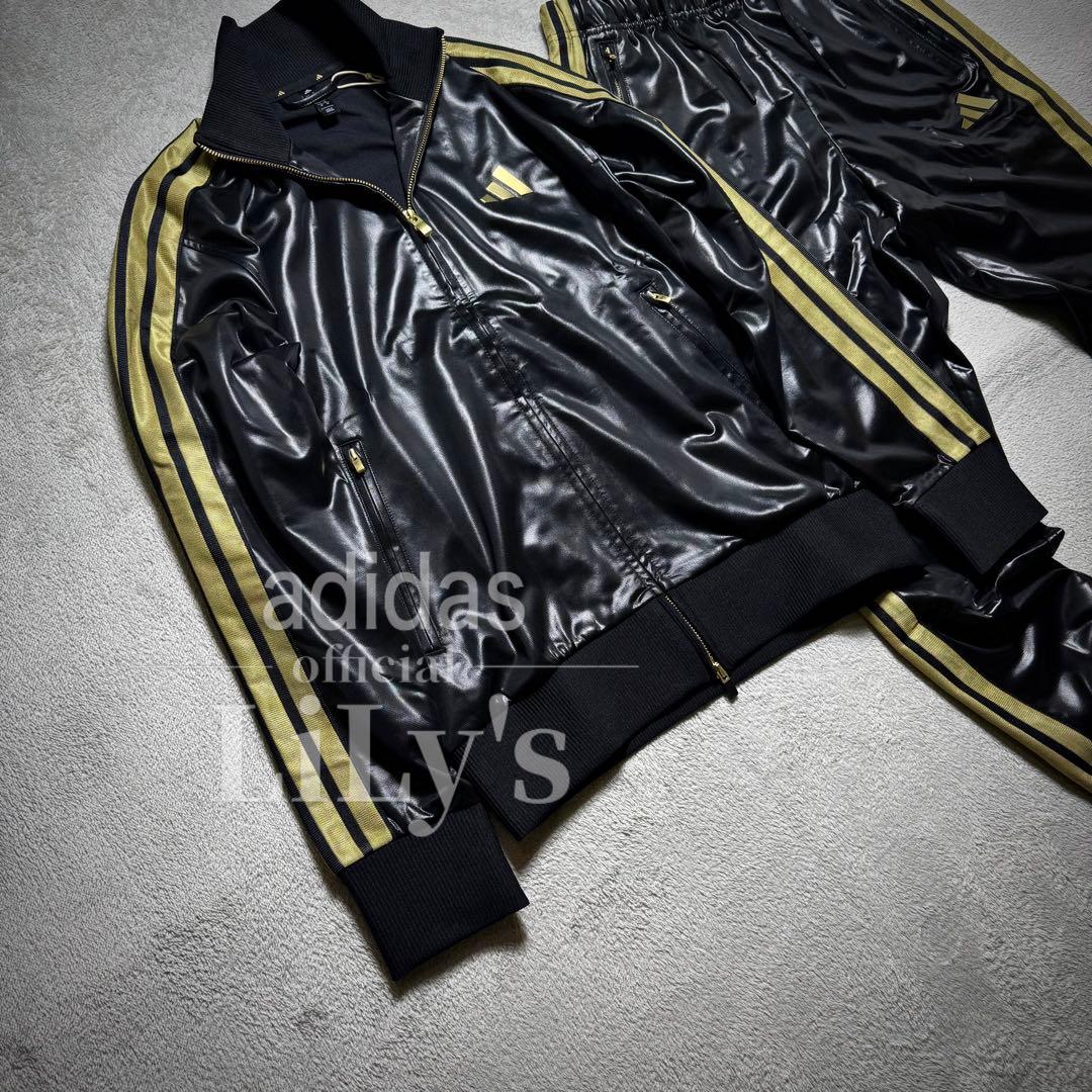 【2XLサイズ】アディダス　上下セットアップ　黒金　新品　定価22,550円
