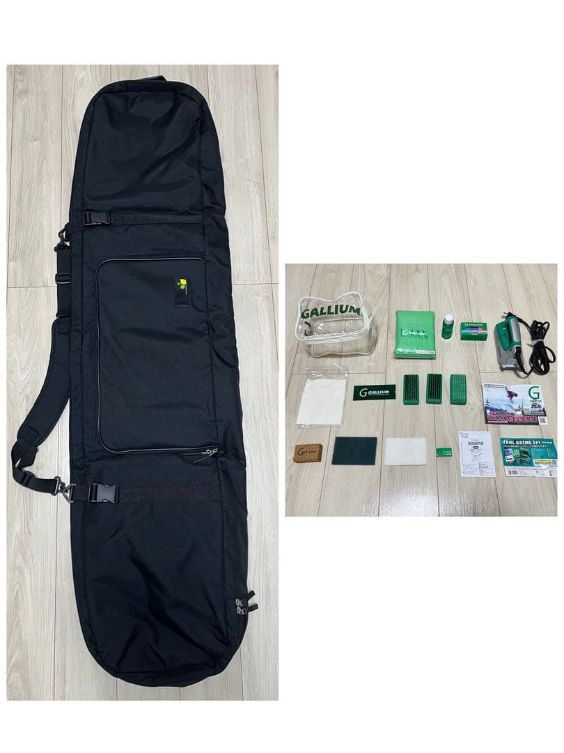 GALLIUM ワクシングセット&Three Weather スノーボードバッグ