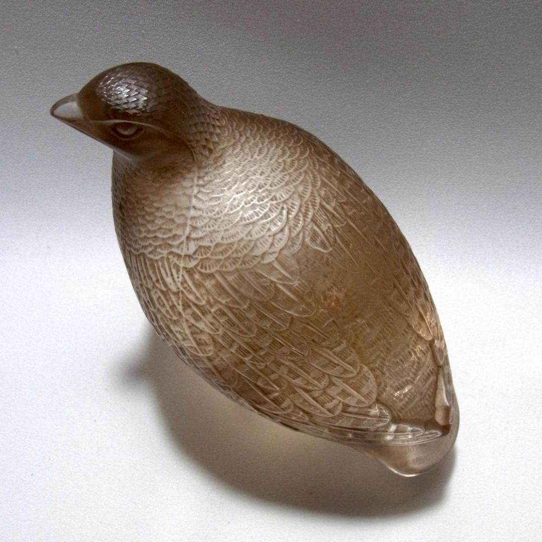 ルネ・ラリック R. Lalique うずら Perdrix Inquiete