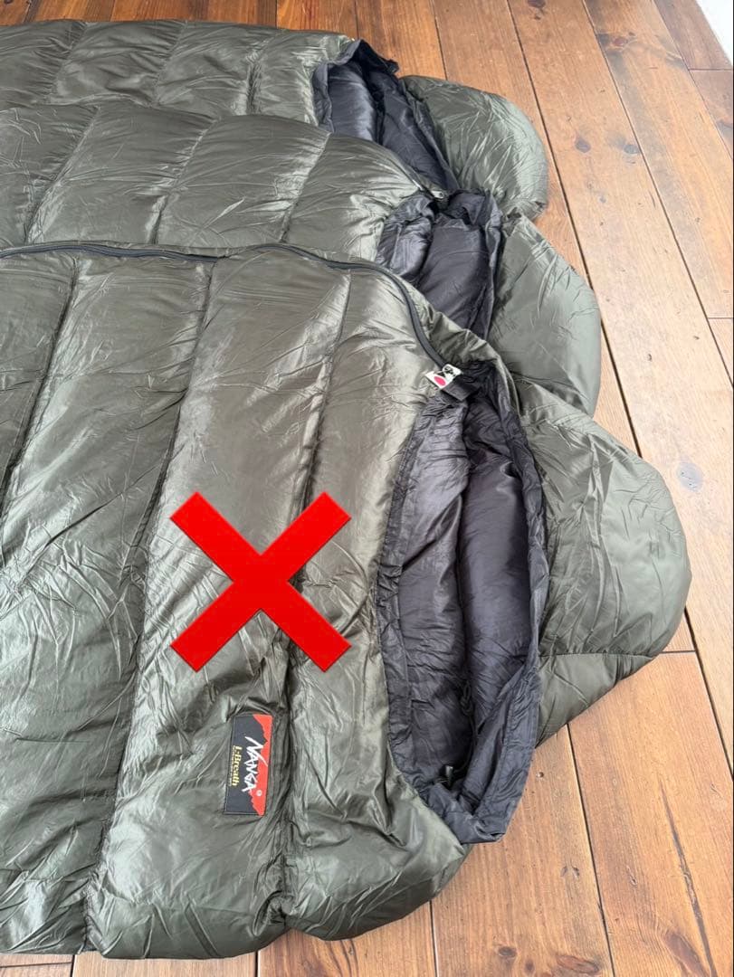 NANGA ナンガ　ダウンシュラフ　200STD 3点セット　エルブレスコラボ