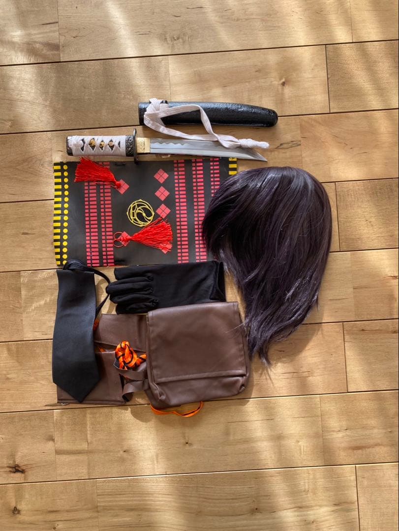 刀剣乱舞　薬研藤四郎　コスプレ　衣装　模造刀　ウィッグ