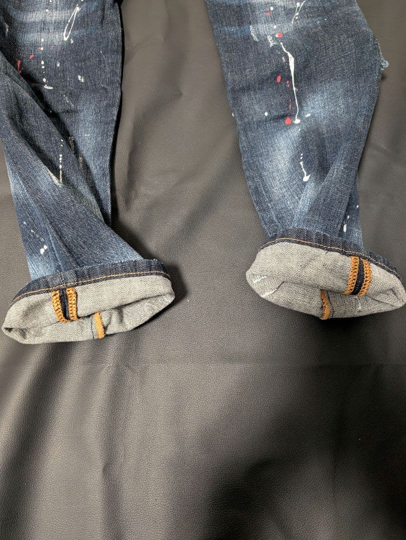 新品タグ付き定価9.8万DSQUARED2 ダメージデニムジーンズ サイズ50