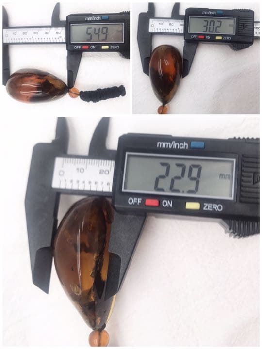 琥珀 植物入り アンバー 琥珀ネックレス 天然石 プレゼント