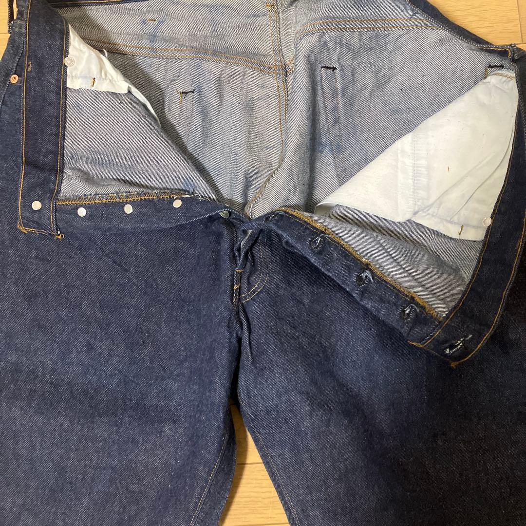 w44くらい 80s リーバイス 赤耳 USA製 501 デッドストック