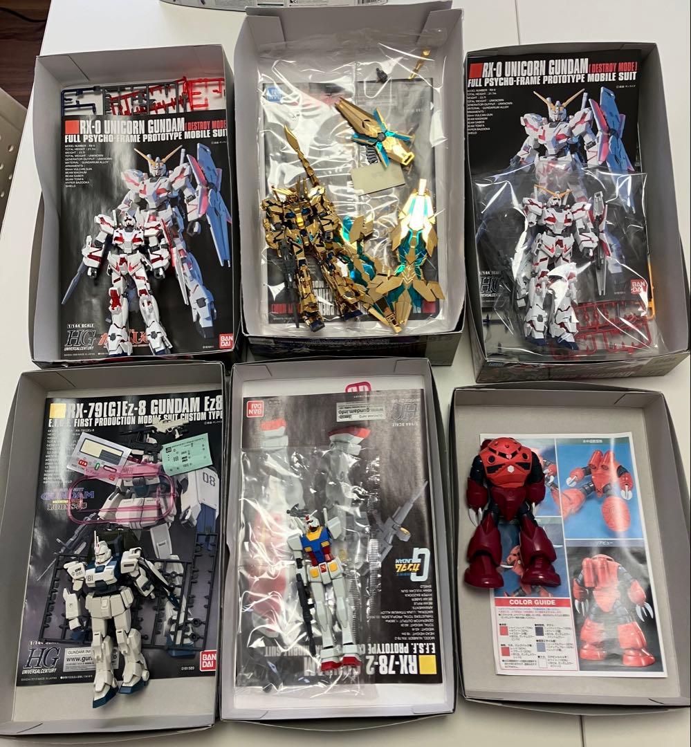 ガンプラ 素組み まとめ売り 39体 HGガンダム ジャンク品