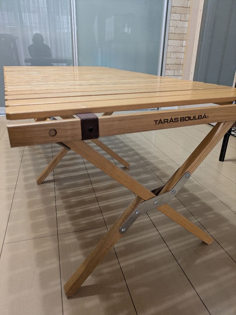 TARAS Boulba ウッドロールテーブル 120×55×43