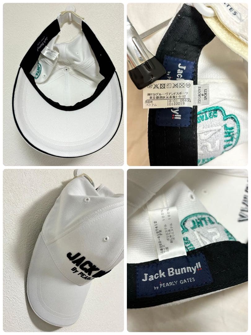 JackBunny!!ゴルフウェアセット ポロシャツ0 ミニスカート0 帽子FR