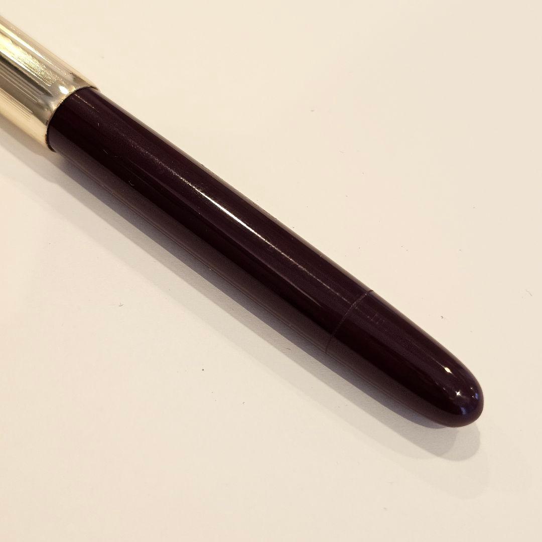 ONOTO ヴィンテージ万年筆 エンジ　赤紫