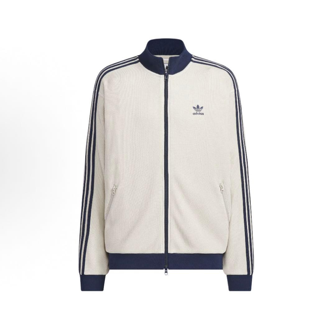 新品M adidas ニット トラックトップ ワッフル KC2618
