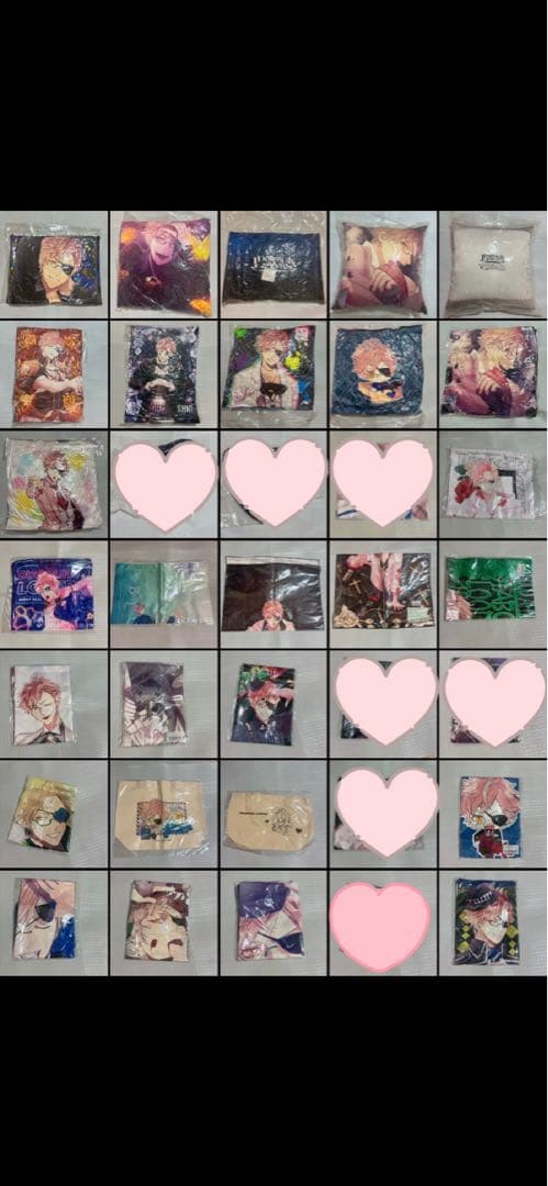 バラ売り可◎ ディアラバ シン くじ A賞 クッション カバー トートバッグ