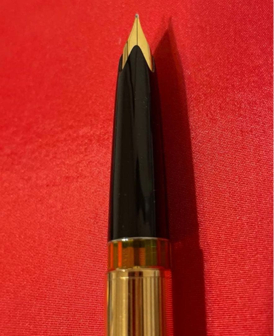 金無垢✨金無垢モンブラン No.92 万年筆 マイスターシュテュック ゴールド