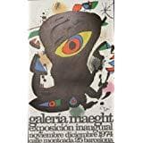 レア物　ジョアン・ミロ　スペイン・バルセロナ展覧会　リトグラフポスター