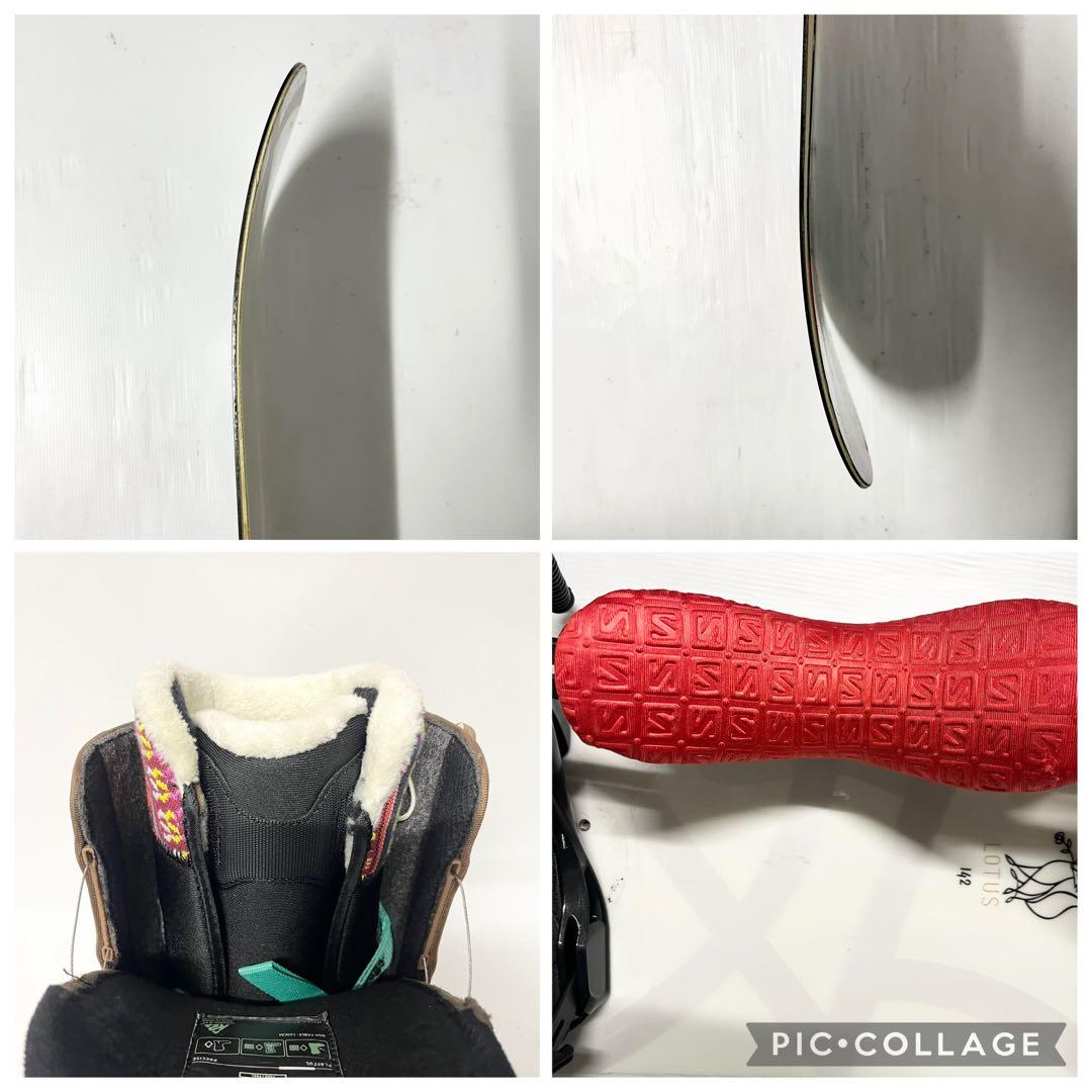 未使用　SALOMON LOTUS レディース　スノボセット　K2 スノーボード