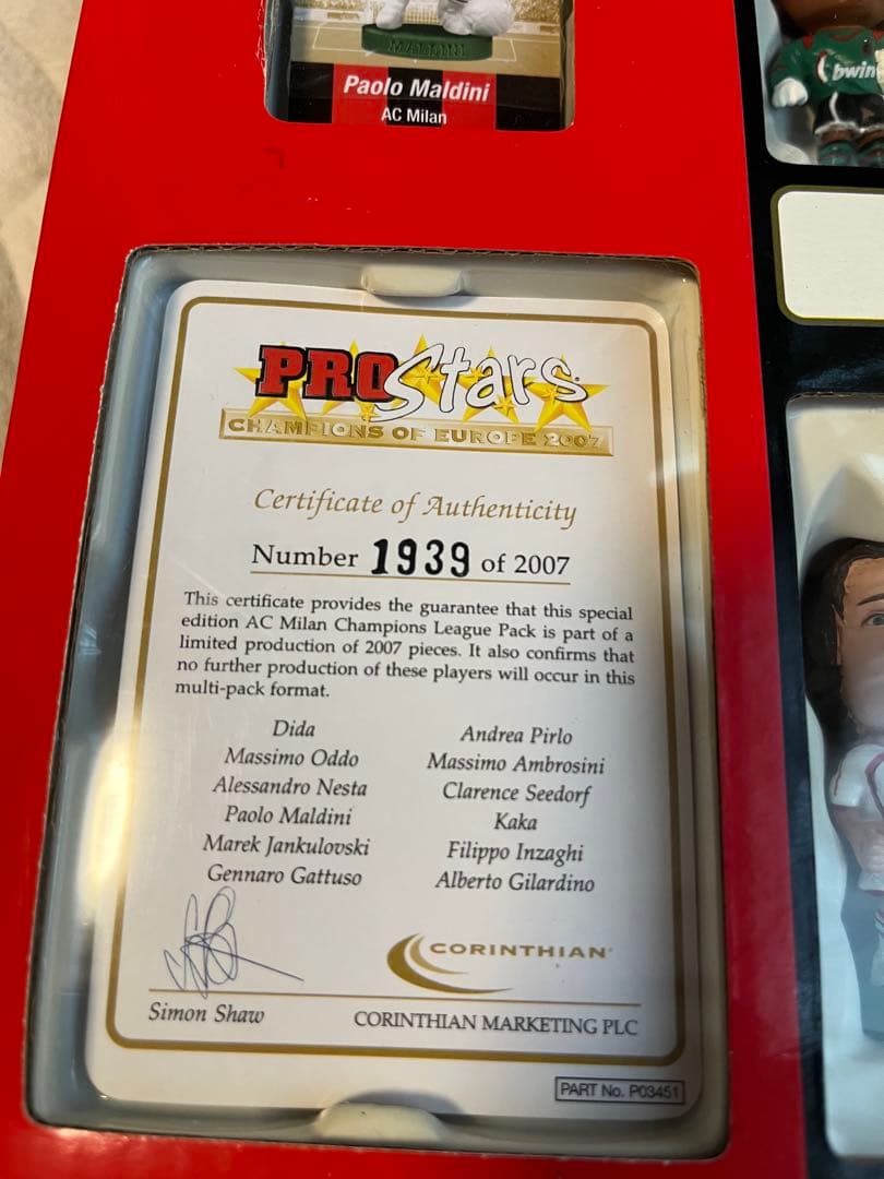 コリンシアン　プロスターズ　ACミランセット 2007 CLチャンピオン