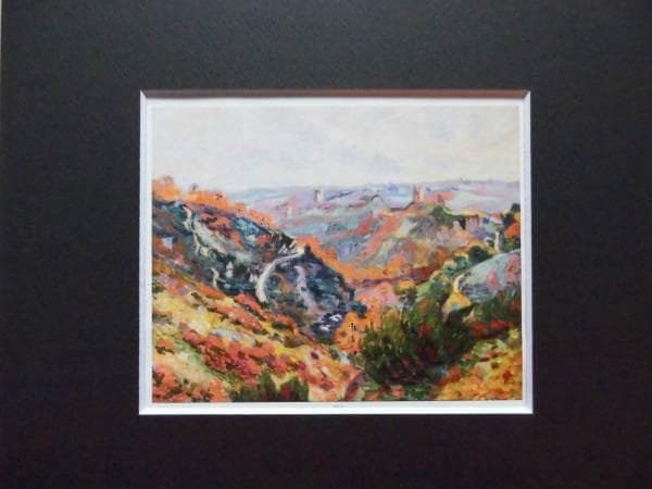 Guillaumin、CRONZANT、希少画集画、新品額装付