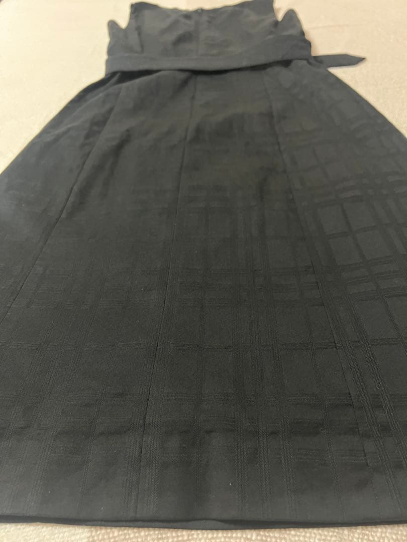 【美品】BURBERRYLONDONシャドーチェックワンピースワンピース 黒38