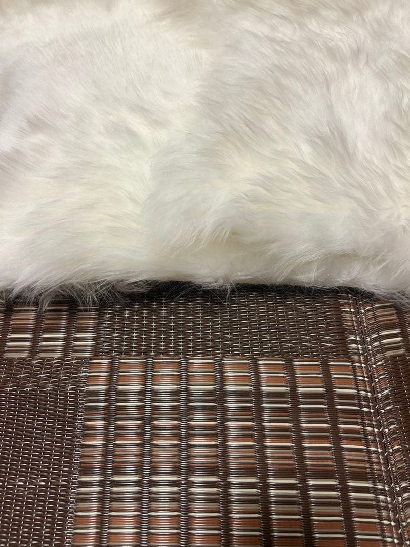 のりちゃん用　ムートン1.５匹　３枚　ホワイト