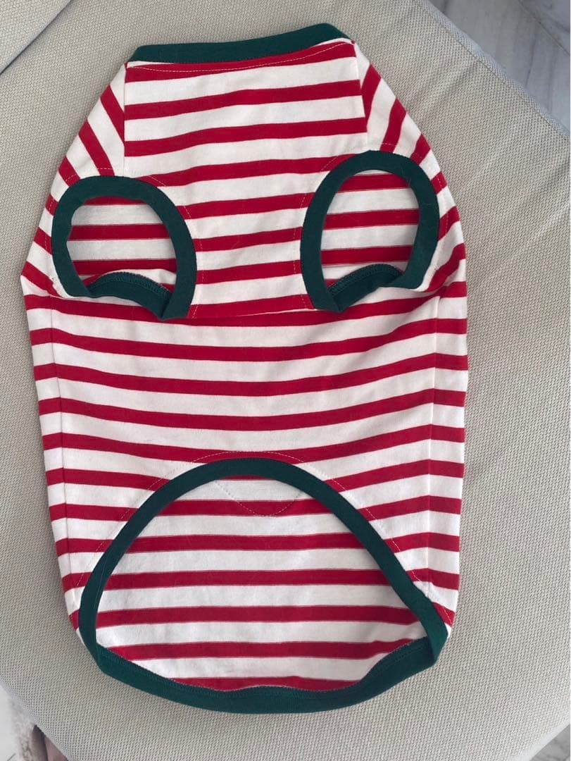 GUCCI ストライプ コットン ペット Tシャツ Mサイズ