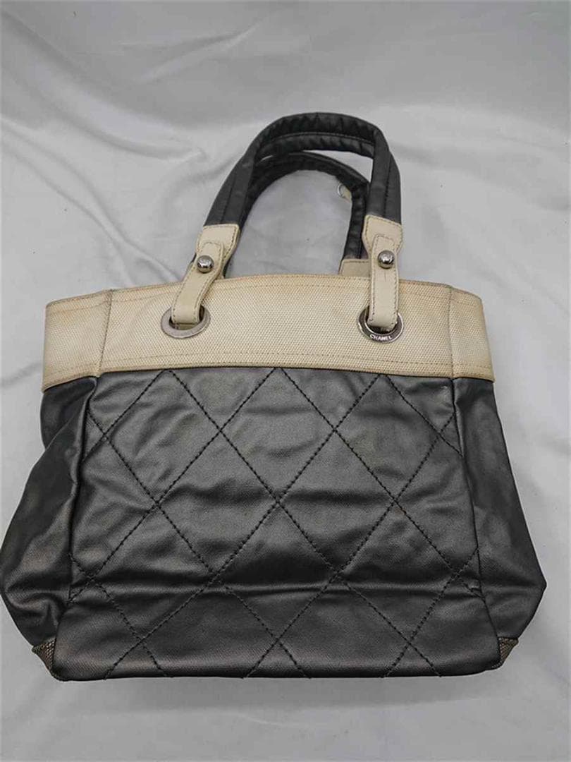 ◎シャネル Chanel カンボンライン トートバッグ ブラック系 レディース