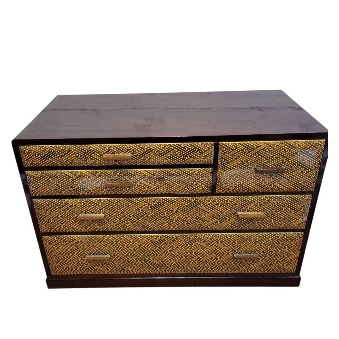 【激希少】箱根寄木細工 紗綾形紋様 引き出し 棚 タンス