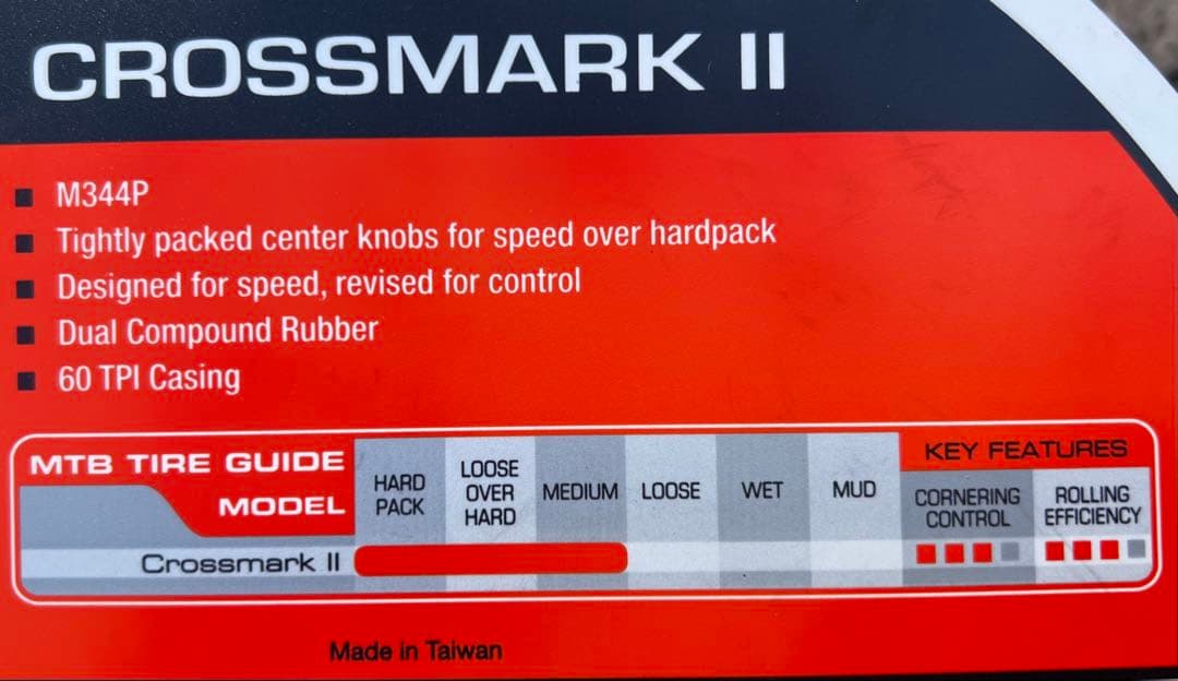 MAXXIS CROSSMARK II 29*2.25チューブ付きセット