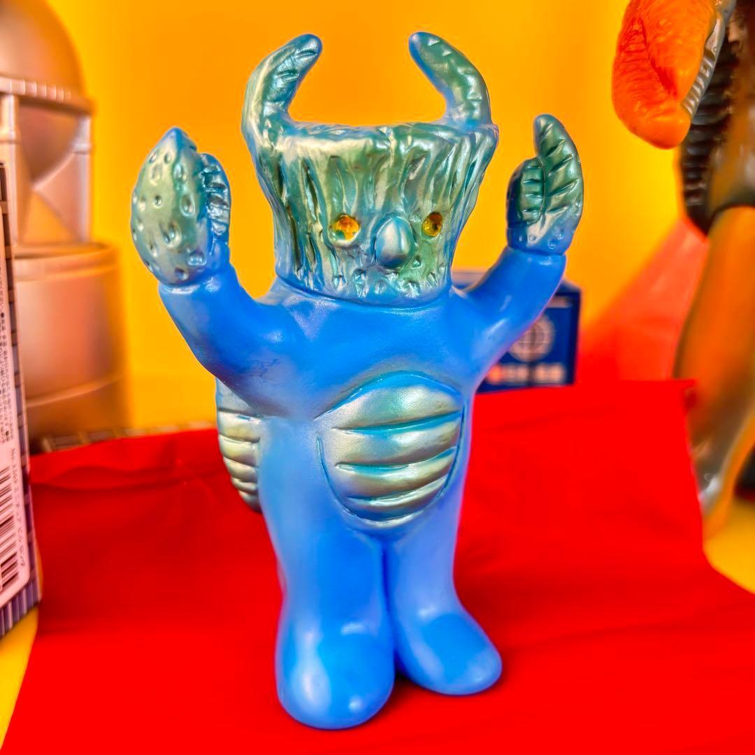 マルサン トルトス海人 ウルトラ怪獣シリーズ パチ ソフビ　マルパぺおまけ付