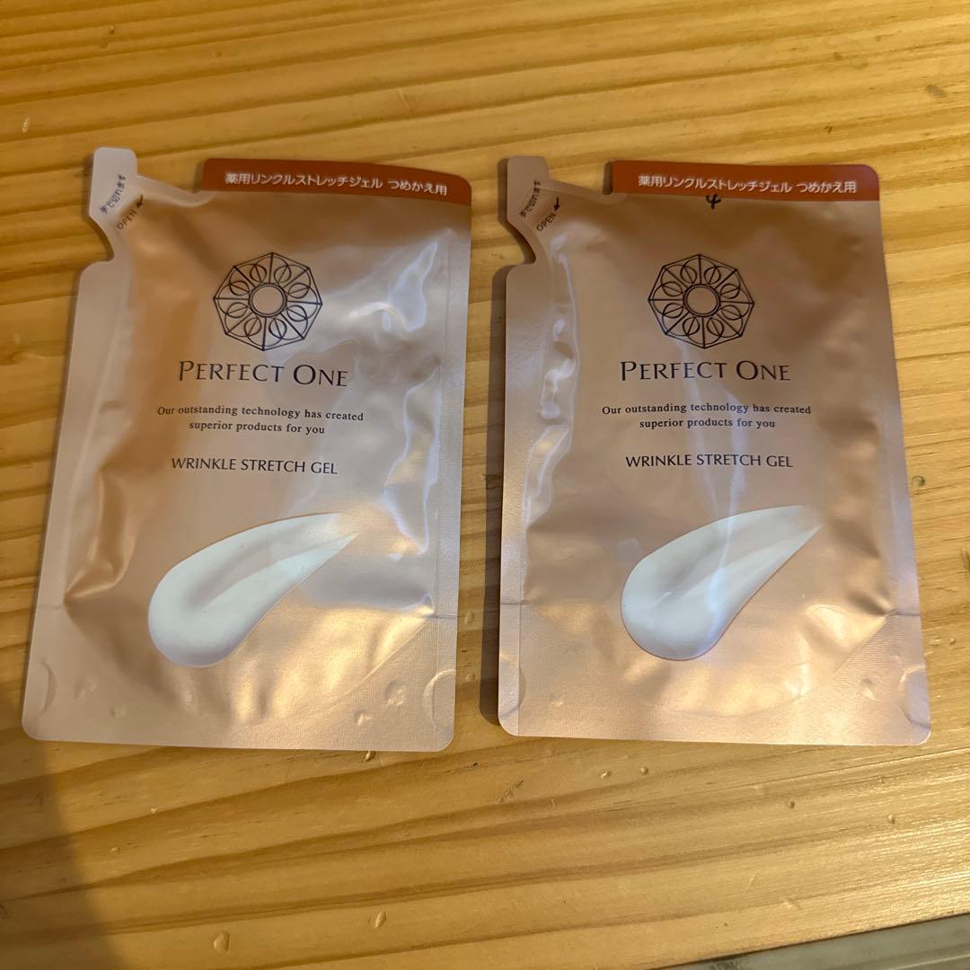 パーフェクトワン　薬用リンクルストレッチジェル 50g つめかえ用　2つセット