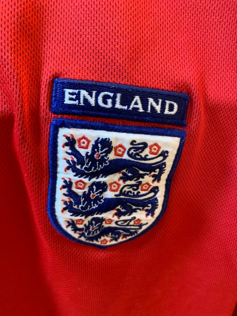 イングランド代表 サッカー　アウェイ　レトロ　リバーシブル　2002