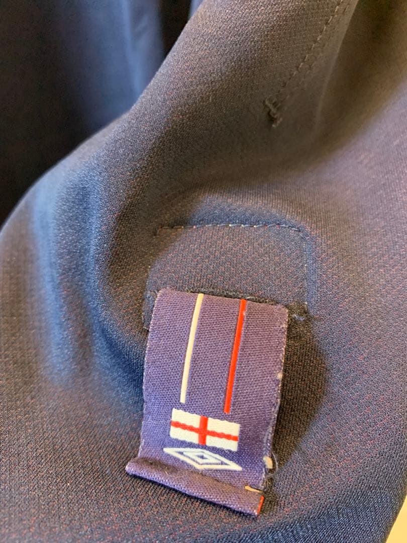 イングランド代表 サッカー　アウェイ　レトロ　リバーシブル　2002