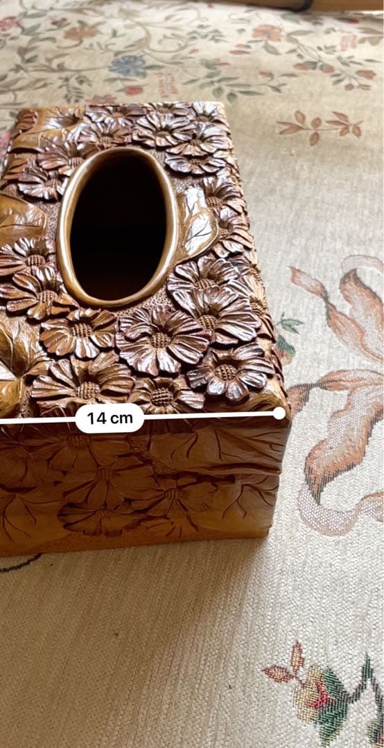 彫刻ティッシュBOX