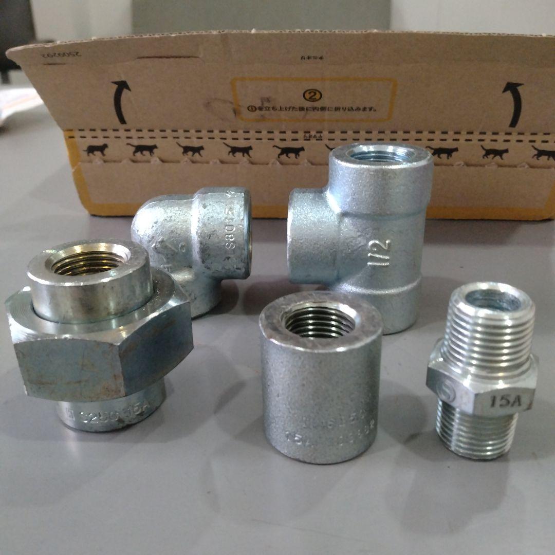 [PT 高圧継手] 15A　　 倉庫保管品　セット販売