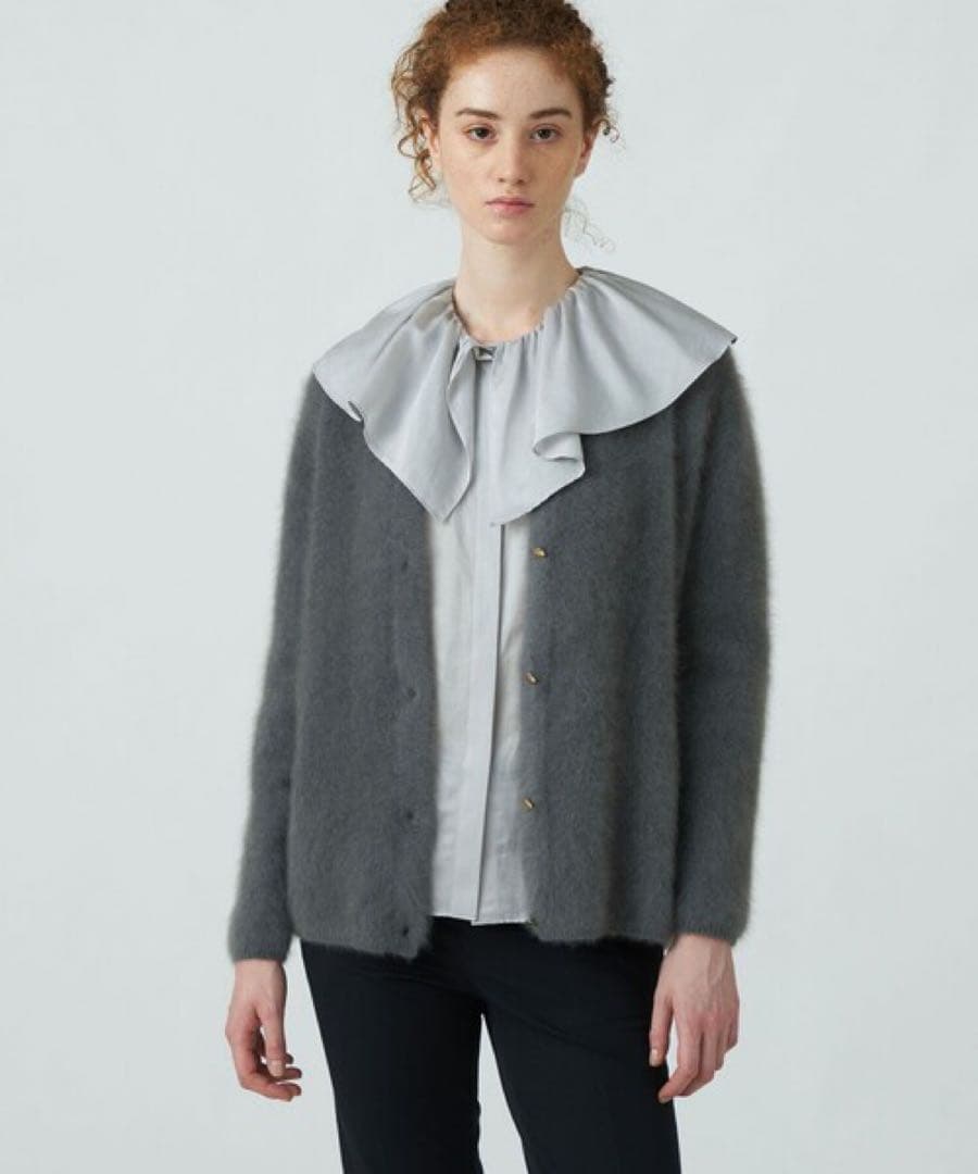 トゥモローランド　ボールジィ フラッフィーヤーン クルーネックカーディガン