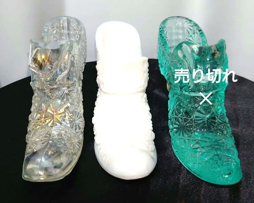 60 -70代 フェントン シューズ オパール ミルク デイジー柄 2つバラ売可