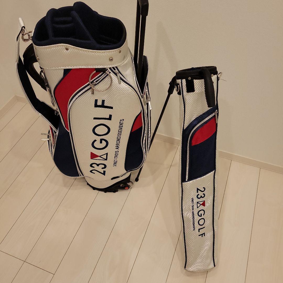 23区GOLF 　キャディバッグ 　ゴルフバッグ　セルフバック内臓　23区