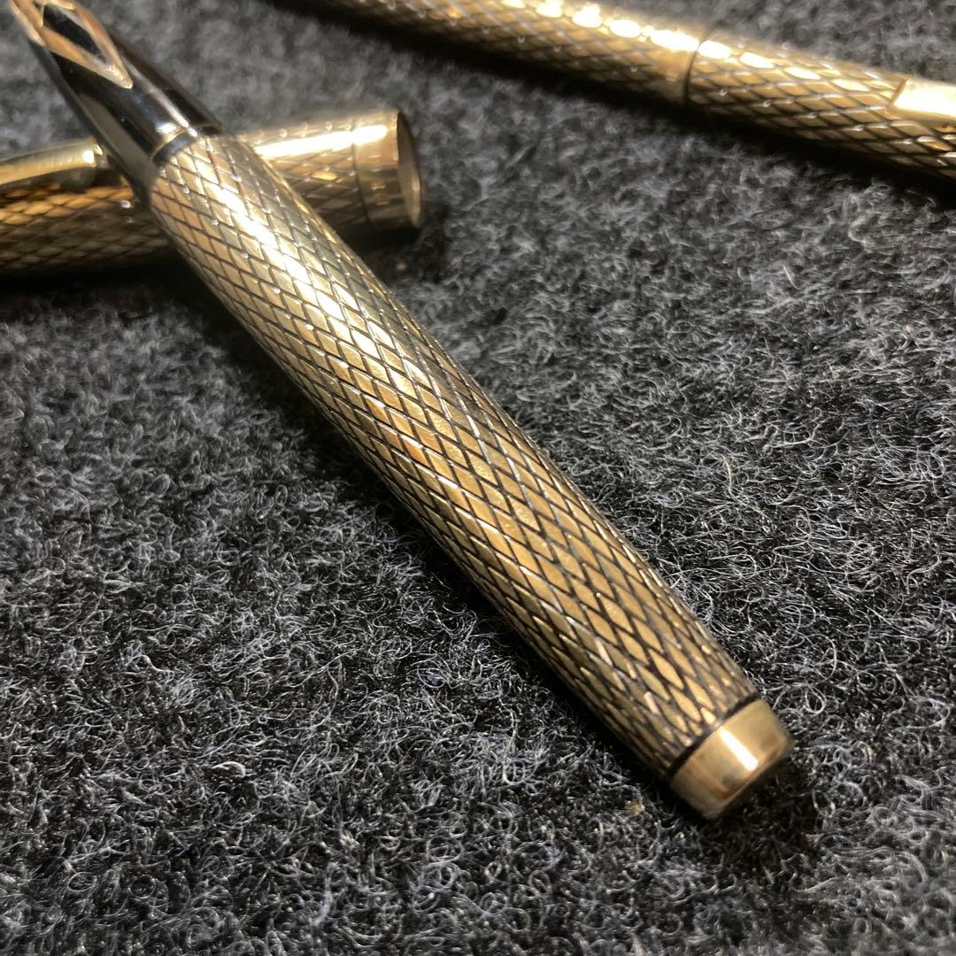 ✨希少✨ シェーファー 万年筆 ボールペンセット インペリアル 金張り14K