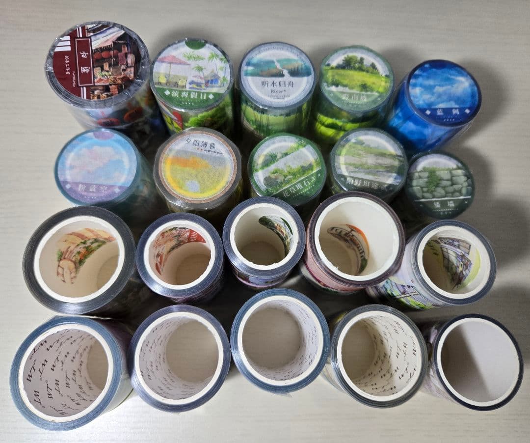 海外マステ　PETマステ　風景　背景　装飾　WTマステ　まとめ売り