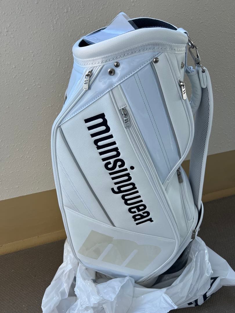 munsingwear ゴルフバッグ ホワイト