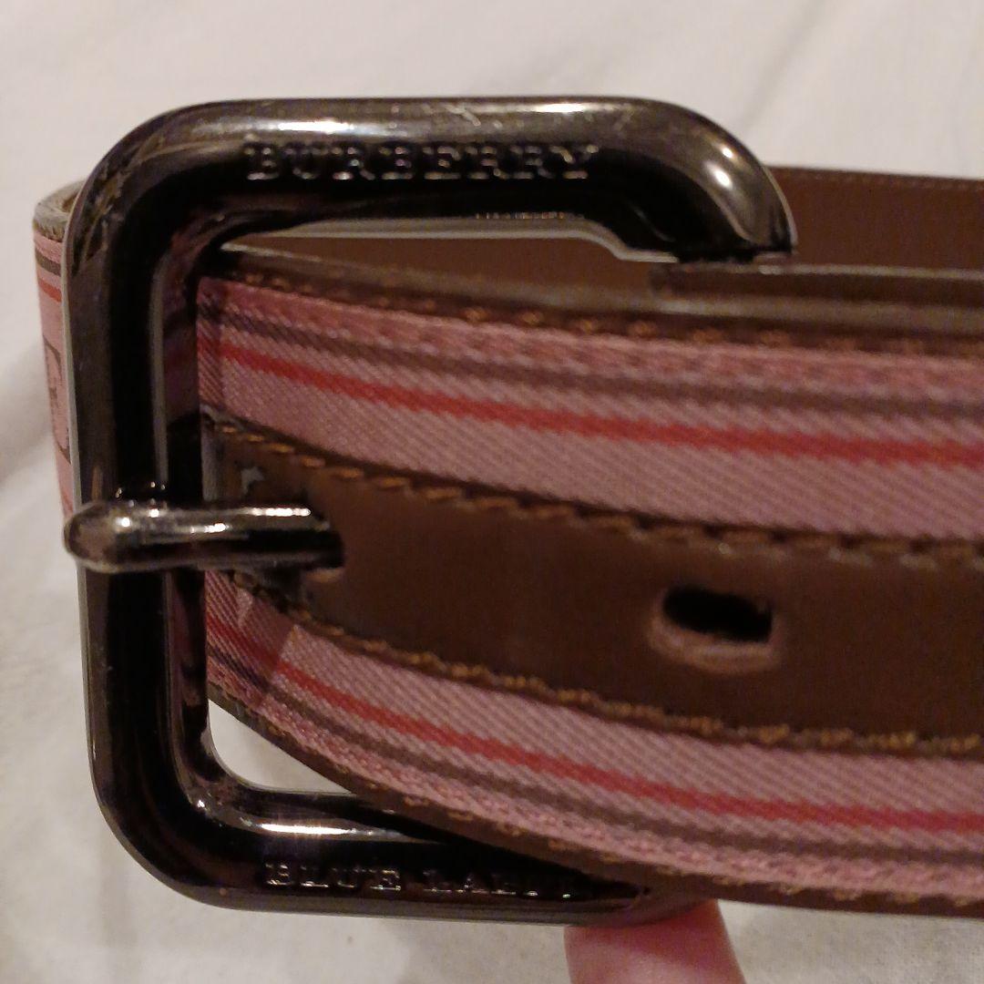 BURBERRY　BLUE LABEL　ベルト　ピンク